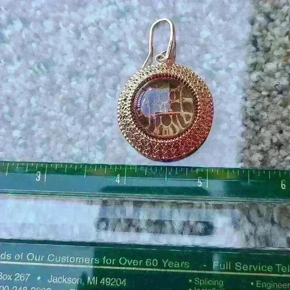 Milor Italy bronze milor Italy rose gold Tone  earrings - Picture 6 of 15